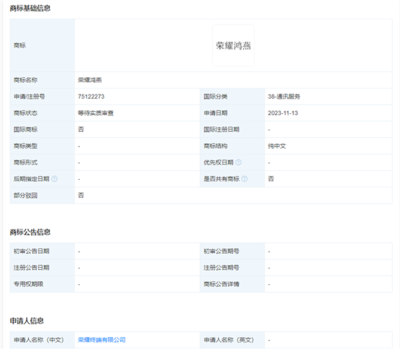 榮耀申請計(jì)算機(jī)及通訊設(shè)備租賃 創(chuàng)新驅(qū)動(dòng)下的戰(zhàn)略布局